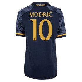 Camisola Real Madrid Modrić 10 Criança 2º Equipamento 2023-24 Manga Curta